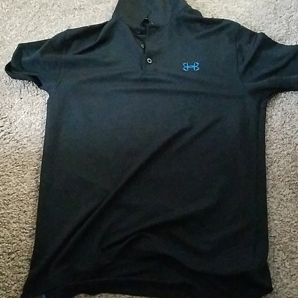 Black Under Armour polo